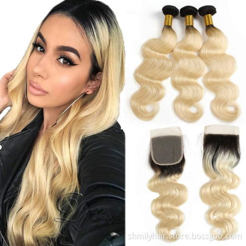 Raw Cambodian Hair Unprocessed 613 Honey Blonde Virgin Hair Bundles Vendors,12A Grade Cuticle Raw Virgin Cheap Human Hair